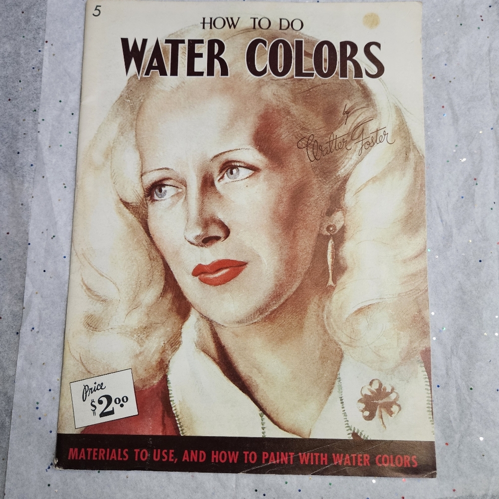 How To Do Water Colors Materials to Use and How to Paint with Watercolors #5 Vtg